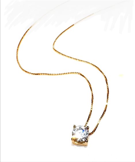 Collier Sommer Femme Punto luce in Or jaune Cubic Zirconia P.L. ZIRC P O/C 1.60 G - P.L. ZIRC P O/C 1.60 G